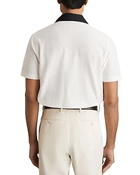 Aster Textured Colorblock Cuban Shirt