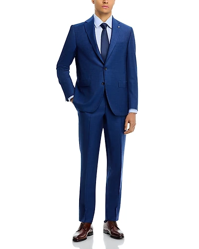 Jack Victor Melange Solid Regular Fit Suit