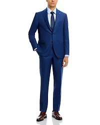 Jack Victor Melange Solid Regular Fit Suit