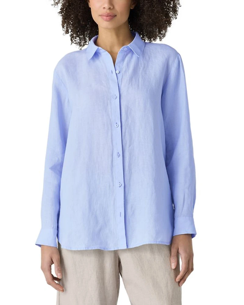 Classic Collar Long Shirt