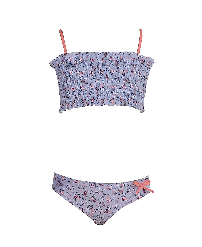 Nessi Byrd Girls' Lavender Two-Piece Swimsuit - Little Kid, Big Kid