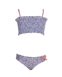 Nessi Byrd Girls' Lavender Two-Piece Swimsuit - Little Kid, Big Kid