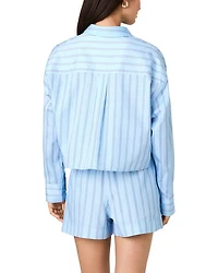 Lorenzo Stripe Cropped Shirt