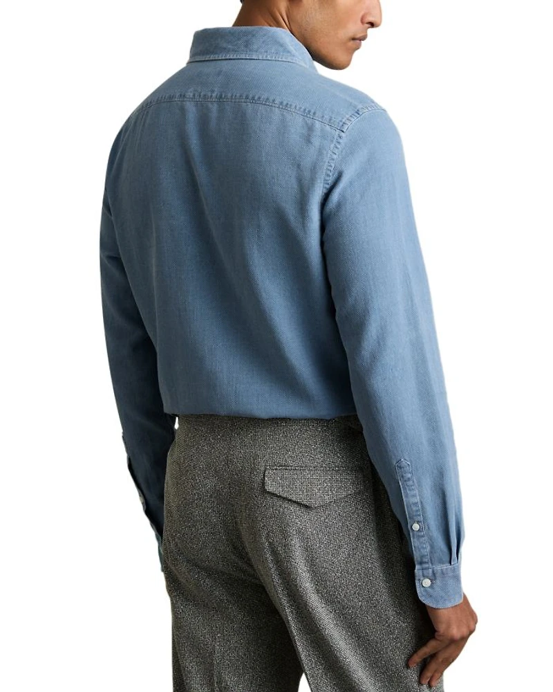 Denim Pique Shirt