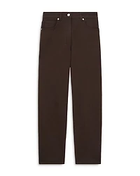 Selin Straight Leg Jeans Chocolate