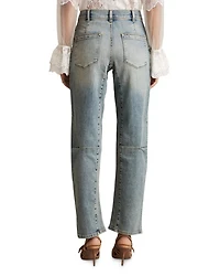 Mahni High Rise Barrel Leg Jeans Light Blue
