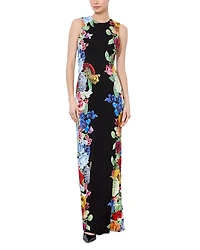 Alice and Olivia Delora Open Back Maxi Dress