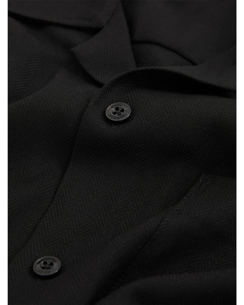 Herringbone Camp Shirt