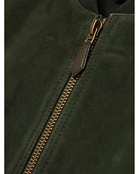 Suede Bomber Jacket