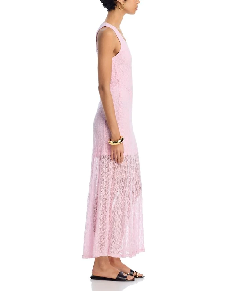 Theo Floral Lace Maxi Dress