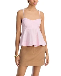 Delta Peplum Top