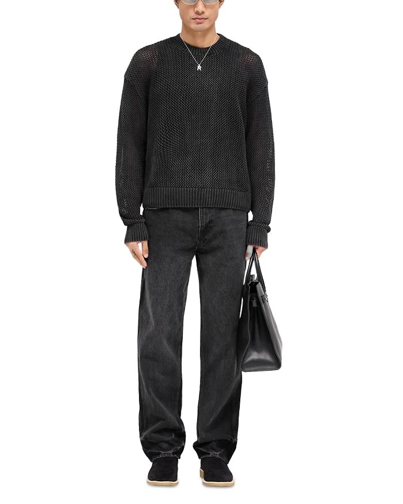 Open Gauge Knit Sweater