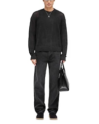 Open Gauge Knit Sweater