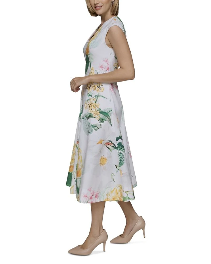 Allover Floral Dress