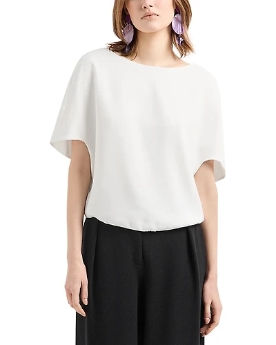 Emporio Armani Technical Cady Blouse
