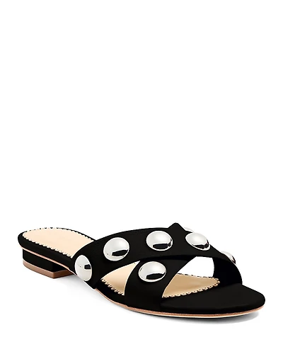 Cinq a Sept Women's Grace Embellished Slide Sandals