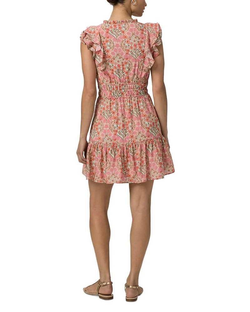 Muriel Smocked Mini Dress