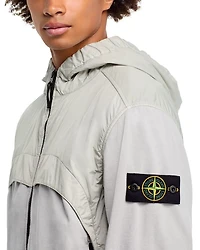 Capospalla Mixed Media Hooded Jacket