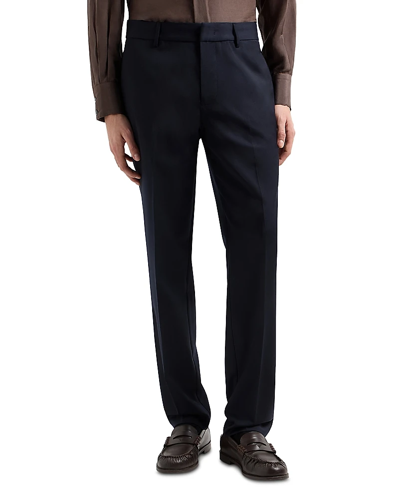 Emporio Armani Twill Suit Trousers