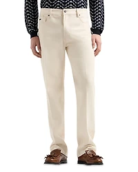 Emporio Armani Straight Fit Bull Cotton Jeans