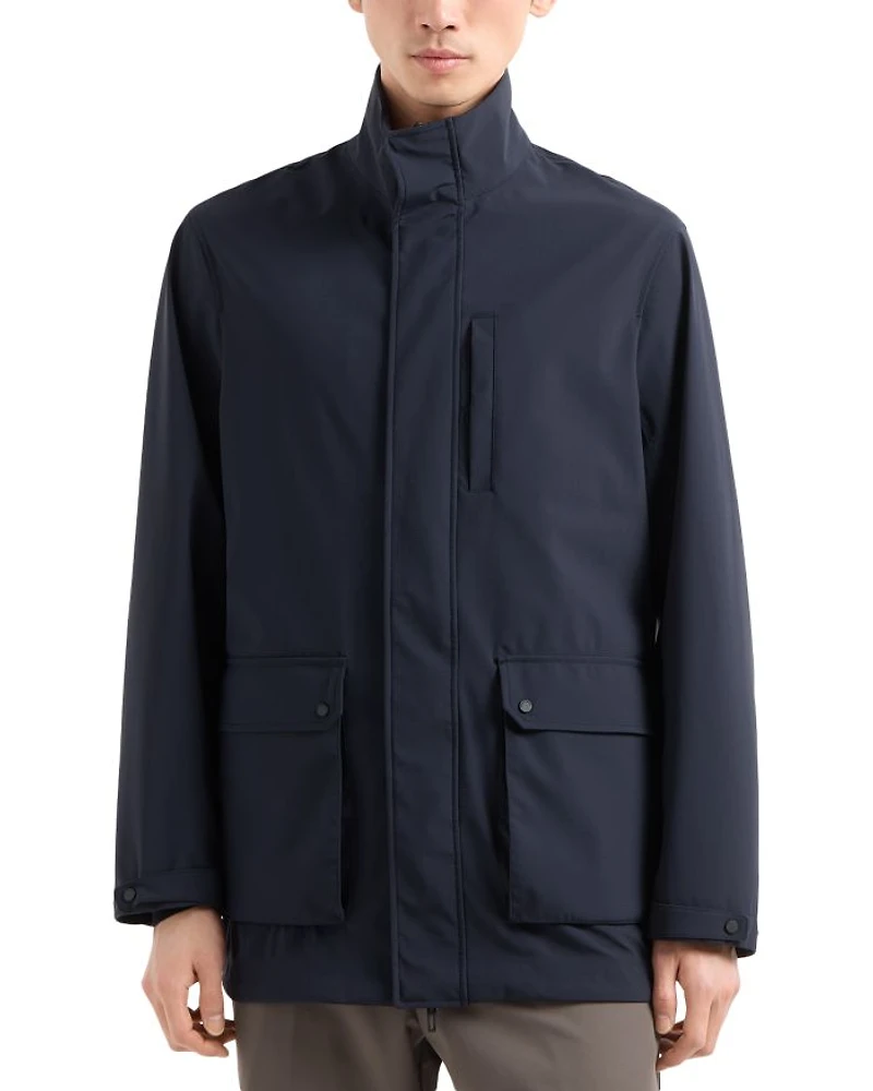Travel Essentials Water Repellent Nylon Blouson Jacket