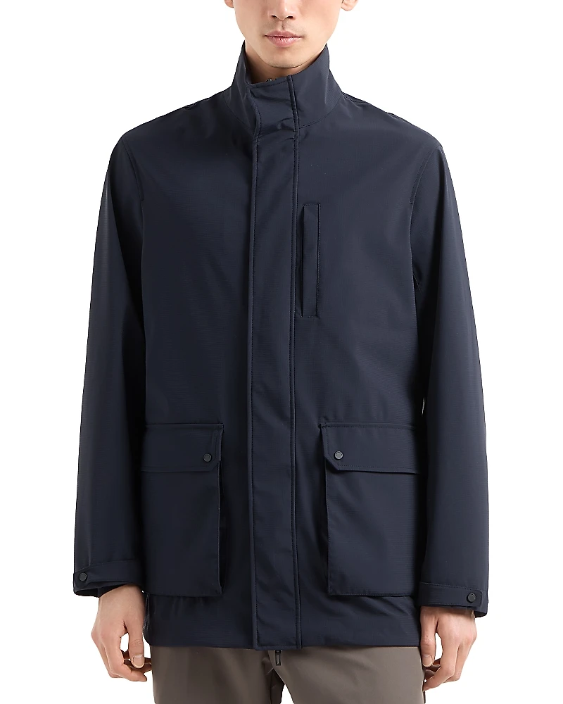 Emporio Armani Travel Essentials Water Repellent Nylon Blouson Jacket