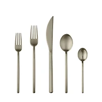 Mepra Due Ice Champagne 20-Piece Flatware Set, Service for 4