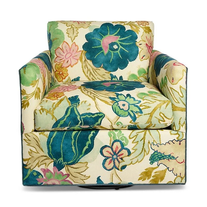 Massoud Ken Swivel Chair, Blooms Spring
