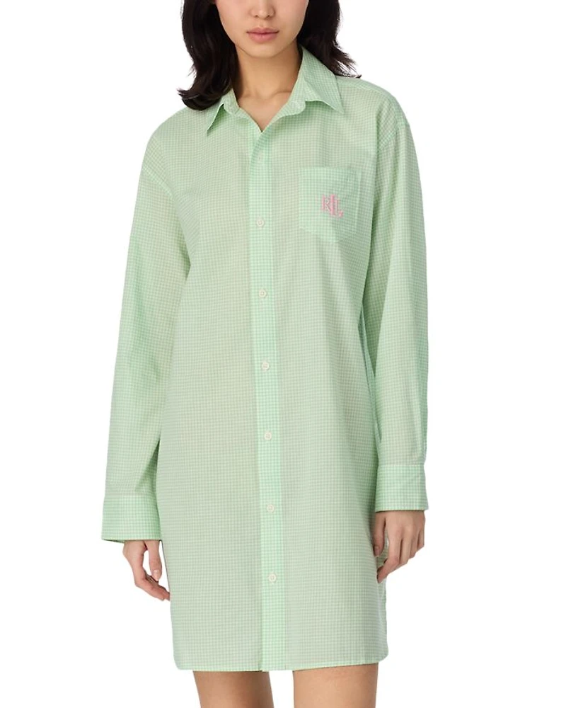 Long Sleeve Rolled Tab His Sleepshirt