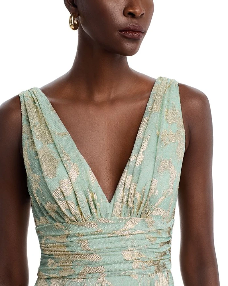 Crinkle Foil Dress - Exclusive