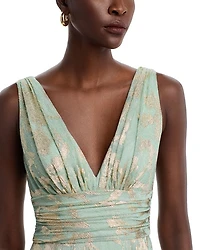 Crinkle Foil Dress - Exclusive