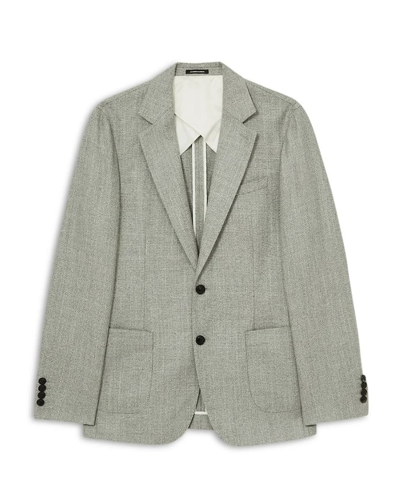 Stack Slim Fit Textured Blazer