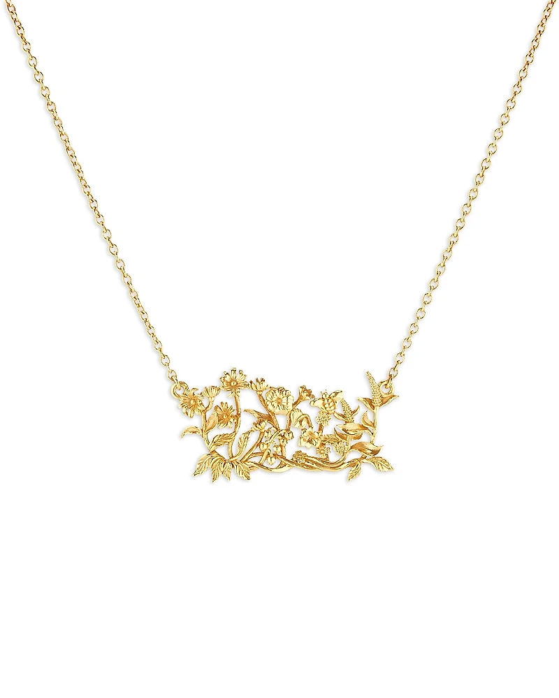 Capucine De Wulf Meadow Cluster Necklace, 16