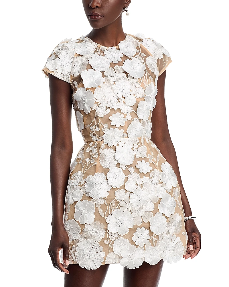 Bronx And Banco Jasmine Embellished Mini Dress