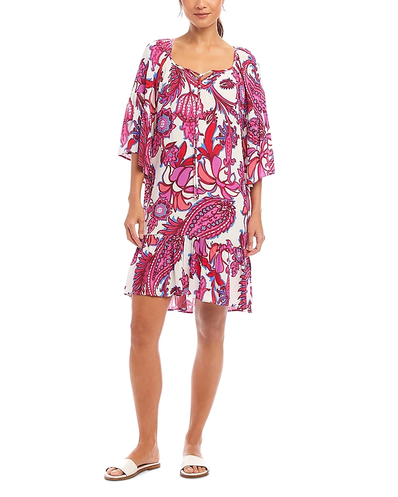 Karen Kane Ruffle Hem Dress