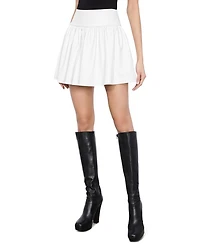 Ella Faux Leather Mini Skirt