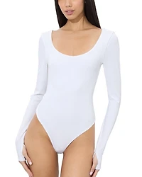 Rhys Ballet Scoop Neck Bodysuit