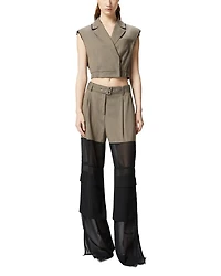 River Mixed Media Pants