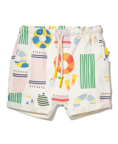 Mon Coeur Unisex Recycled Cotton Beach Short - Baby