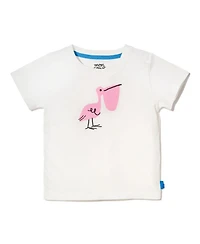 Unisex Recycled Cotton Pelican T-Shirt - Baby