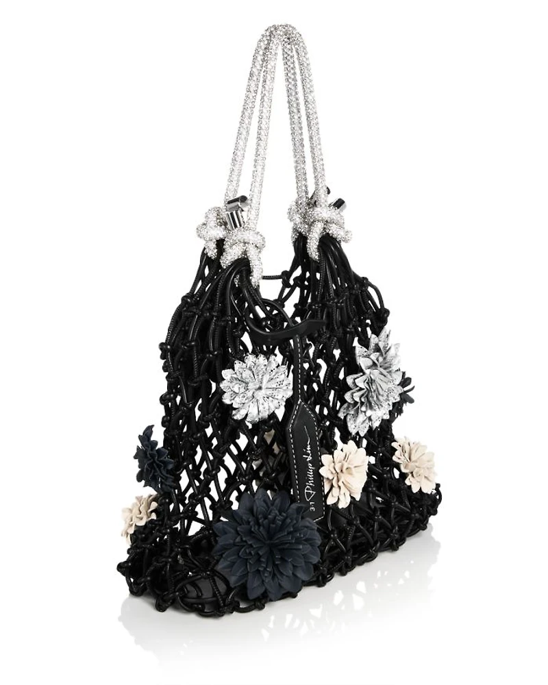 Macrame Mini Sac With Flowers