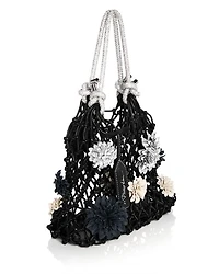 Macrame Mini Sac With Flowers