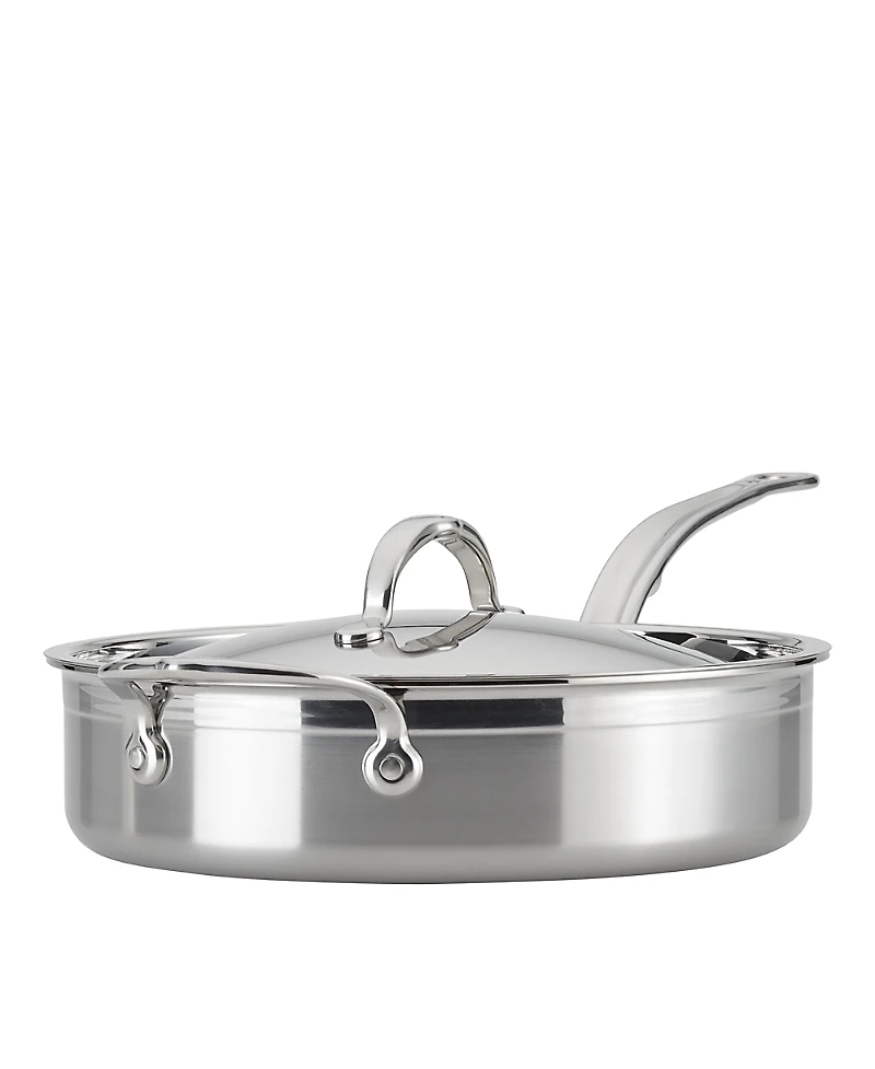 ProBond Forged -Quart Professional Clad Stainless Steel Saute Pan with Lid