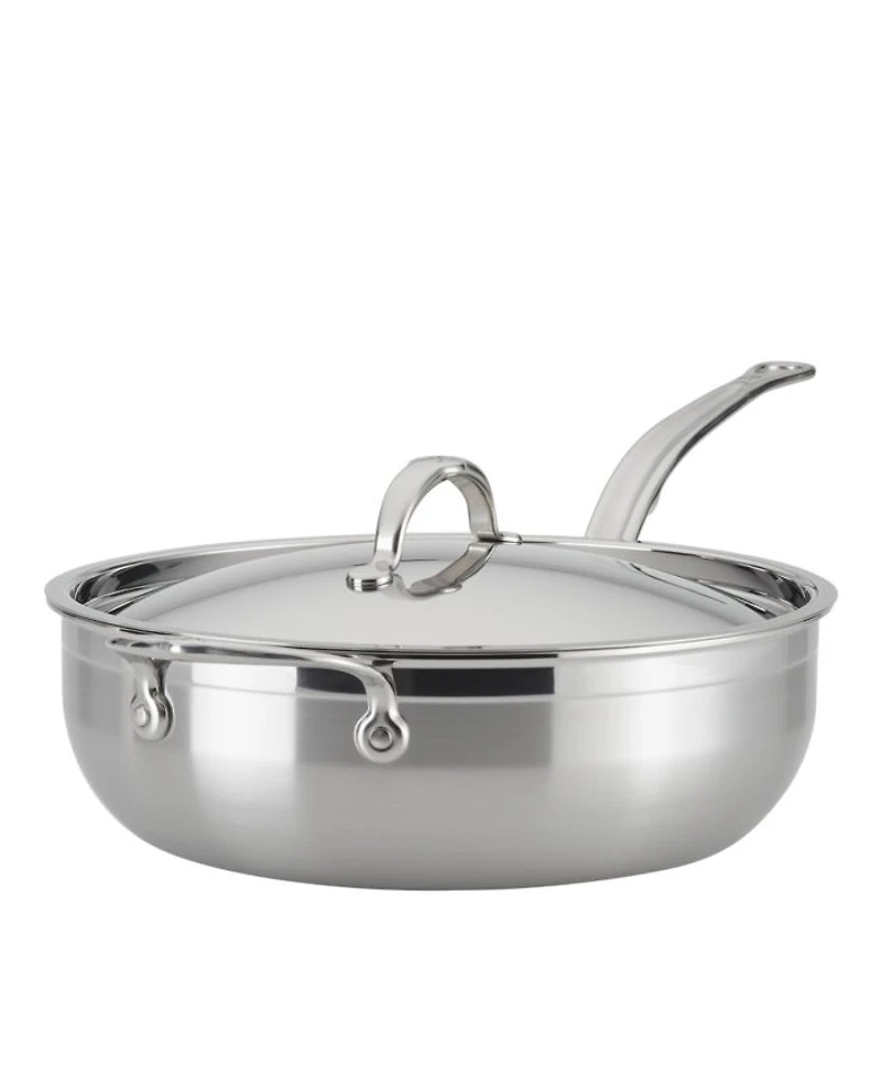 ProBond® Forged -Quart Professional Clad Stainless Steel Essential Pan with Lid