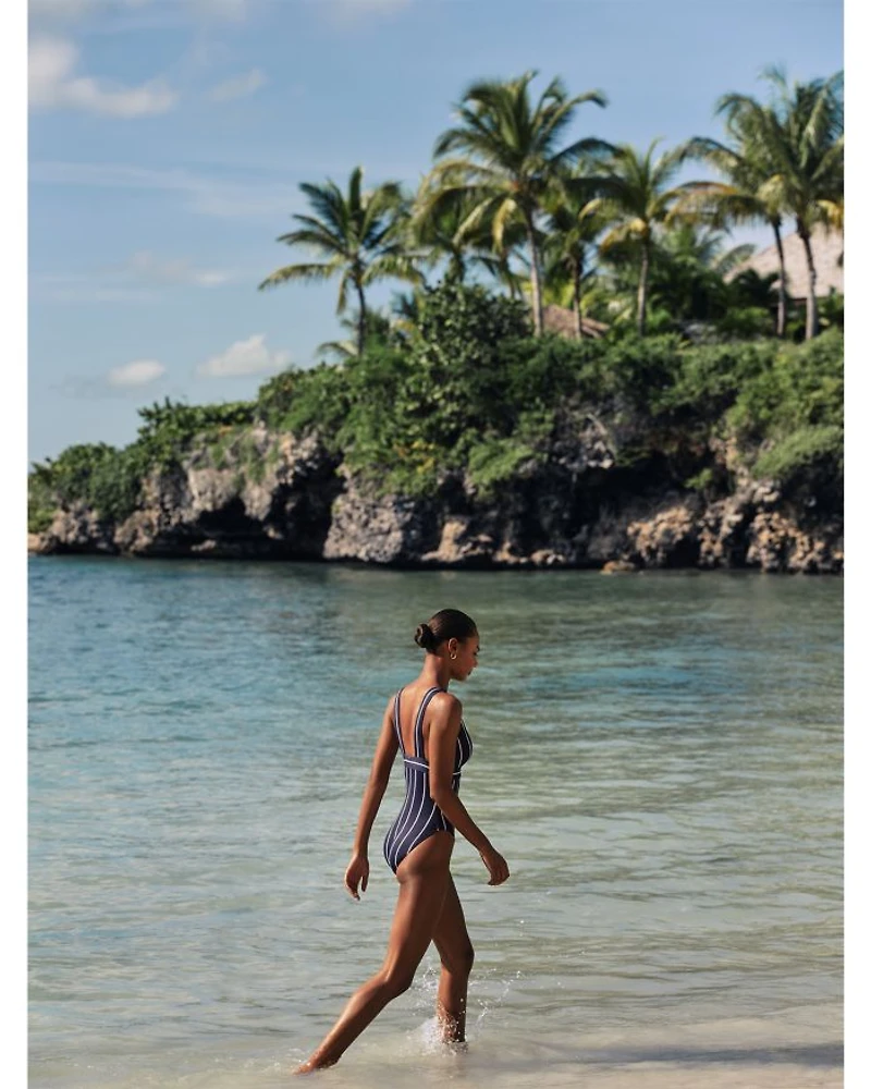 Plunging Neck Swimsuit