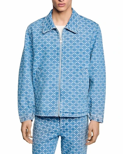 Square Cross Denim Jacket