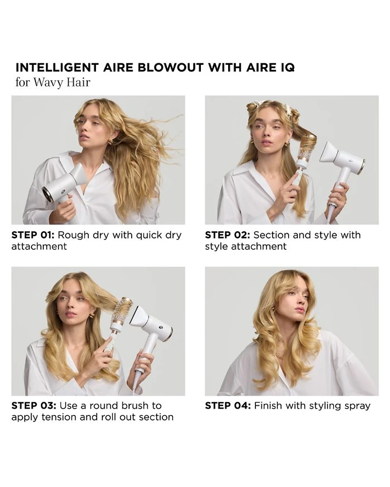 Aire IQ Intelligent Hair Dryer - Satin Blush