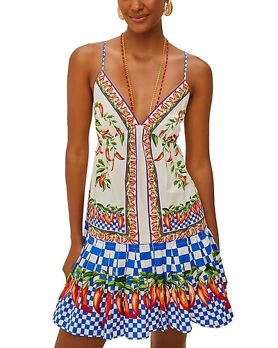 Farm Rio Picnic Peppers Ainika Mini Dress