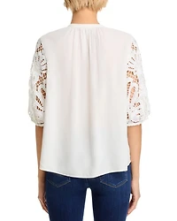Gia Lace Sleeve Top