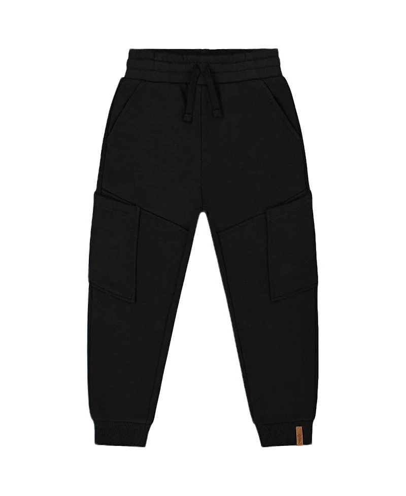 Deux par Deux Boys' French Terry Sweatpants with Side Pockets - Little Kid